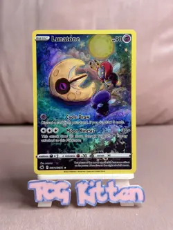 Lunatone GG11/GG70 Full Art Holo Crown Zenith Galarian Gallery Pokemon TCGKITTEN - Image 1