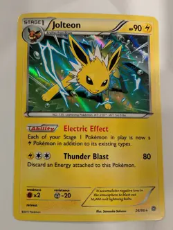 Jolteon 26/98 - XY Ancient Origins Pokemon Holo Foil Rare Nice! - Image 1