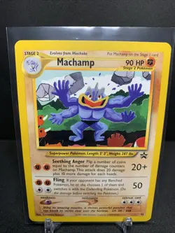 Pokemon TCG Machamp WOTC Black Star Promo #43 2000 Vintage NM+ - Image 1