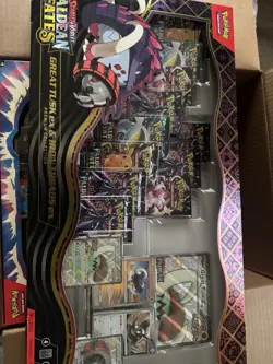 Pokemon TCG Paldean Fates Great Tusk ex & Iron Treads ex Premium Collection |NEW - Image 1