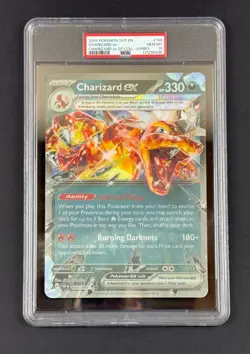 PSA 10 JUMBO Charizard ex Lenticular 2025 Pokemon Special Collection SVP EN #196 - Image 1