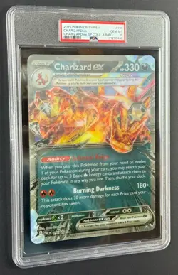 PSA 10 JUMBO Charizard ex Lenticular 2025 Pokemon Special Collection SVP EN #196 - Image 2