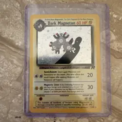 Dark Magneton 11/82 Team Rocket Holo Rare Pokemon TCG - LP/MP - Image 1