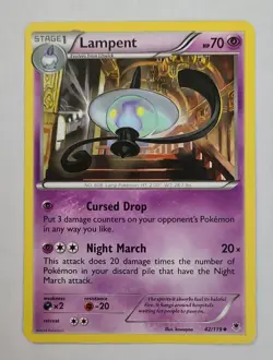 Pokemon LAMPENT 42/119 Phantom Forces - Light Play 🍒 - Image 2