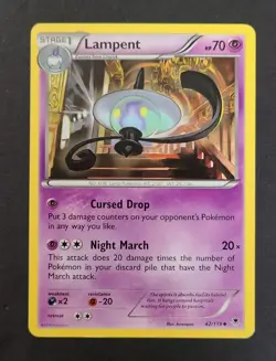 Pokemon LAMPENT 42/119 Phantom Forces - Light Play 🍒 - Image 4
