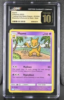 Hypno *CGC PRISTINE 10* Holo *Classic Collection* #12 * Pokemon - Image 1