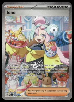 Iono - 269/193 - Pokemon Paldea Evolved Special Illustration Rare NM - Image 1