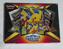 Pokemon TCG Shining Fates Pikachu V Collection Box - Sealed! - Image 5