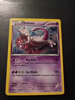 Pokemon Mewtwo, XY101, Basic, 120 HP, Psy Bolt, Zen Blade, Holo, Promo, XY - Image 1
