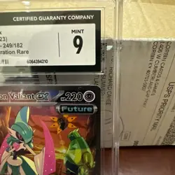 Iron Valiant Ex 249/182 Cgc 9 Pokemon 2023 Paradox Rift Special Illustration - Image 4