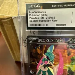Iron Valiant Ex 249/182 Cgc 9 Pokemon 2023 Paradox Rift Special Illustration - Image 5