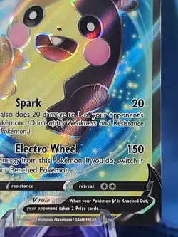 MORPEKO V 190/202 FULL ART ULTRA RARE HOLO SWORD & SHIELD SWSH01 POKEMON NM - Image 4