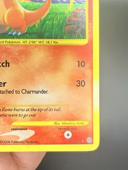 Pokemon Charmander Stormfront 101/100 Secret Rare Holo Near Mint Condition - Image 4