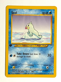 Pokemon TCG Seel 081/105 1st Edition Common Neo Destiny WOTC - Image 1