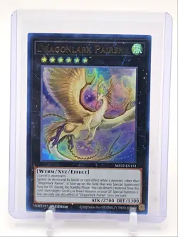 DRAGONLARK PAIREN 2022 YU-GI-OH! PHARAOH'S GODS 1ST ED ULTRA RARE Q5677 - Image 1