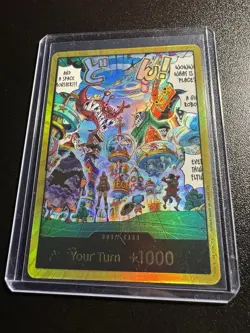 One Piece TCG The Azure Sea’s Seven English DON!! Card (Egghead) (Gold) OP14 - Image 3