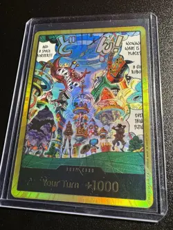 One Piece TCG The Azure Sea’s Seven English DON!! Card (Egghead) (Gold) OP14 - Image 4