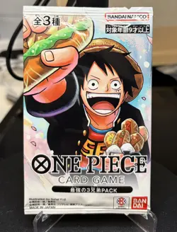 One Piece TCG Japanese Sealed Promo Pack Strongest 3 Brothers - USA Seller New - Image 1