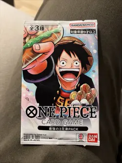 One Piece TCG Japanese Sealed Promo Pack Strongest 3 Brothers - USA Seller New - Image 3
