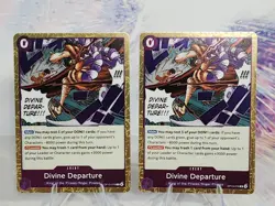 Divine Departure Playset - OP13-076 x2 - Carrying On His Will - One Piece TCG - Image 1