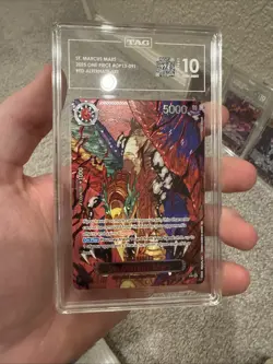 One Piece Op13 Demon Pack English Red Alt Art (GRADED) - Image 2
