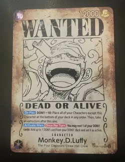 Monkey.D.Luffy (Wanted Poster) One Piece OP05-119 Emperors in the New World NM- - Image 1
