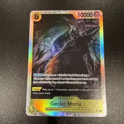 One Piece Gecko Moria The Azure Sea's Seven SR Foil OP14-104 NM - Image 1