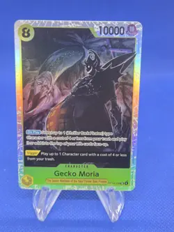 One Piece The Azure Sea’s Seven Gecko Moria OP14-104 Super Rare SR NM - Image 1