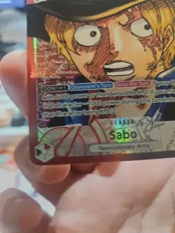 Sabo 2023 GEM MINT OP05-001 Alt Leader Alt Art One Piece Card English - Image 4