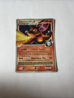 Pokemon TCG 2009 Charizard G LV.X Holo Card 143/147 Supreme Victors - Image 1