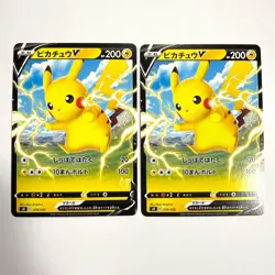 Pikachu V 019/053 Sh: Sword & Shield Family Pokemon Card Game Holo (Japanese) - Image 1