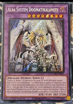 Alba System Dogmatikalamity BLMM-EN011 Secret Rare Card - Image 1