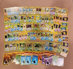150+ Vintage WOTC Pokemon Cards Mixed Vintage Sets Bulk Lot NM MP 1st Ed Fossil - Image 1
