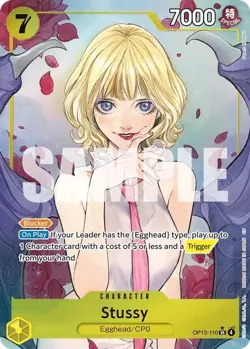 Stussy (Alternate Art) OP13-110 English SR Carrying On His Will One Piece Card - Image 1