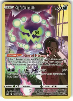 Spiritomb TG09/TG30 SWSH11: Lost Origin Trainer Gallery NM Pokemon Card TCG - Image 1