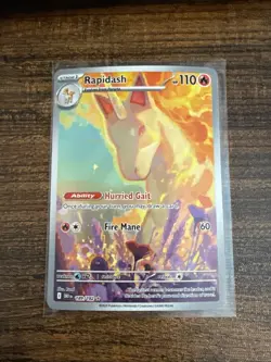 Rapidash 189/182 Pokemon Card- Near Mint- Destined Rivals - Image 1