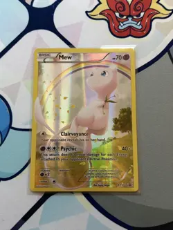 Pokemon TCG Mew XY110 Black Star Promo Full Art Holo Card - Image 1