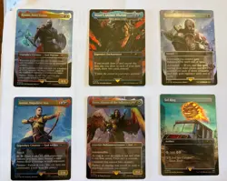MTG: Secret Lair - God Of War Norse FOIL Set + Bonus Sol Ring Card - Image 1