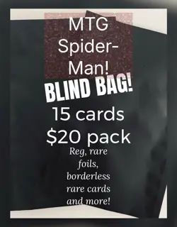MTG Magic The Gathering Spider-Man Blind Bag! Rare Cards Guaranteed Value - Image 1