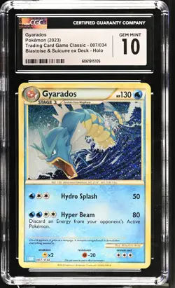 Gyarados Blastoise & Suicune Ex Deck Trading Card Game Classic 007/034 CGC 10 - Image 1