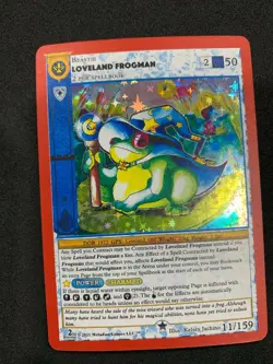 MetaZoo Holo Lot 2 Cards Loveland Frogman + Dingbelle on the Shelf Holiday Spark - Image 2