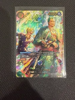 Roronoa Zoro PRB02-006 SP Alternate Art Azure Sea's Seven One Piece Card English - Image 2