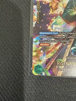 Roronoa Zoro PRB02-006 SP Alternate Art Azure Sea's Seven One Piece Card English - Image 3