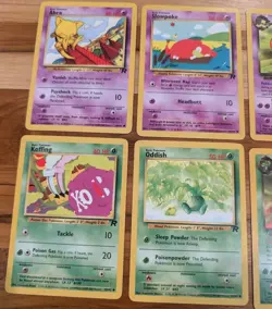 Vintage Pokemon Team Rocket Lot (10 Cards) - WOTC 2000 - Dark Series & Commons - Image 2