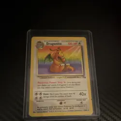 Pokemon TCG Dragonite Fossil 19/62 Rare Regular Unlimited English Card - Image 1