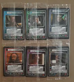 New Sealed Star Trek Limited Edition Set of 6 Cards ~ 2nd Anthology CCG Decipher - Image 1