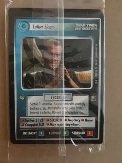 New Sealed Star Trek Limited Edition Set of 6 Cards ~ 2nd Anthology CCG Decipher - Image 2