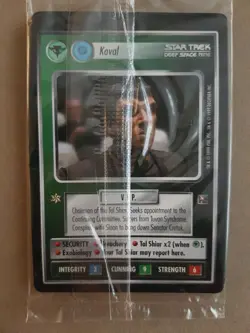 New Sealed Star Trek Limited Edition Set of 6 Cards ~ 2nd Anthology CCG Decipher - Image 3