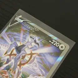 Pokemon TCG Arceus v Sword & Shield Brilliant Stars Holo Ultra Rare Card 166/172 - Image 3