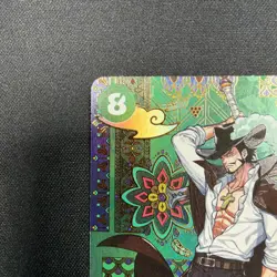 One Piece TCG OP12-030 Dracule Mihawk Special Print SP OP14 AA Card Game CCG ENG - Image 2